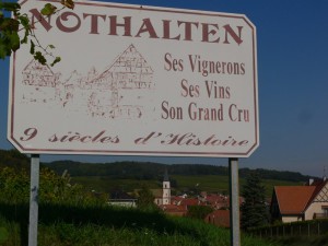 Nothalten, village viticole d'Alsace